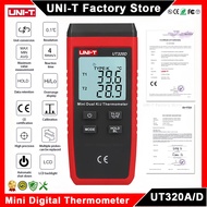 UNI-T UT320A UT320D Digital Thermometer Mini Dual K/J Type Thermocouple Thermometer -50℃ to 1300℃