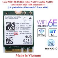 WIFI Card 6E AX210 AX1675, WIFI 7 Intel BE200, Mediatek MT7925 MT7927, Qualcomm QCNCM865