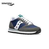 Saucony Unisex Jazz Original Lifestyle Shoes - Gray/Navy