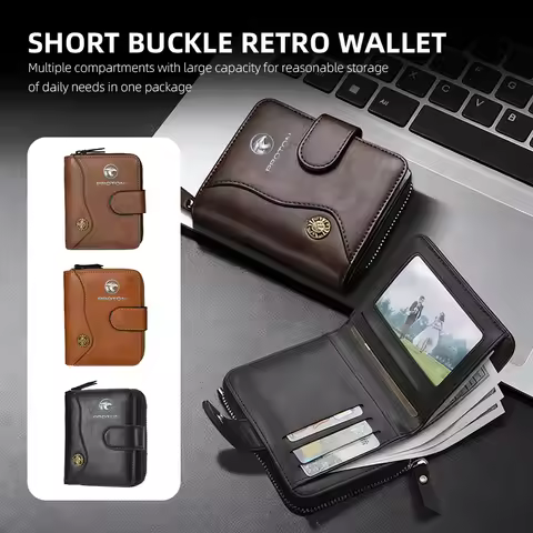 Car Men's Card Case Wallet Coin Purse Ticket Holder Cash Bag Accessories For Proton X50 V6 X70 L3 L5