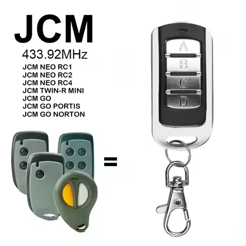JCM Duplicator for Garage Remote control JCM NEO TWIN GO PORTIS GO NORTON GO MINI Obstacle Control P