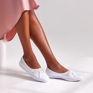 Keds THE MINI CANVAS 經典小清新懶人娃娃鞋 冰川白 WF67065