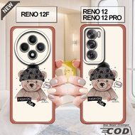 Oppo RENO 12 case _ oppo RENO 12F case _ oppo RENO 12 PRO case - flexible clear black silicone case