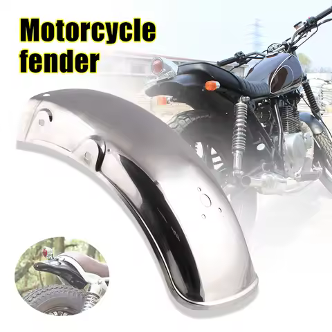 Rear Fender Stainless Steel Rear Fender Mudguard for Suzuki GN125 GN250 Motorcycle Spare Parts Acces