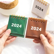 XOYU 2024 Mini Desk Calendar Simple Paper Calendar Time Management Daily Planner Yearly Agenda Organizer Cute Office Desk Accessories SG