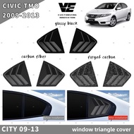 CarRefit  Honda city tmo 2009-2013 car triangle window cover accessories
