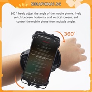 [seraphina1.sg] Outdoor Sport 4-7 Inch Phone Wrist Holder Removable Rotating Phone Armband [seraphina1.sg]