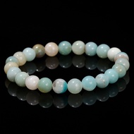 6mm 8mm Amazonite Beaded Stone Bracelet Colorful Bracelets Bangle Unisex Jewelry