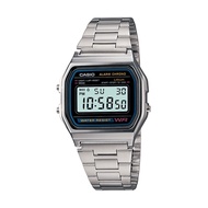 Casio Standard Digital Silver Stainless Steel Band Watch A158WA-1D A158WA-1 (casio watch)