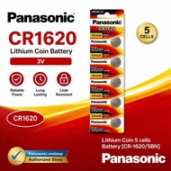 PANASONIC CR-1620 LITHIUM COIN BATTERY 5PCS