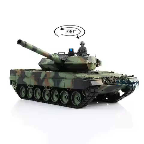 1/16 2.4Ghz Heng Long 7.0 Plastic Ver Leopard2A6 RC Tank 3889 Remote Controlled Vehicle TH17573-SMT2