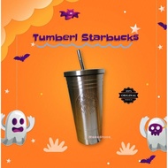Starbucks Silver Glossy Tumbler (FreeBuble)