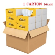 Sekotak / 1 Carton Bamboo Tissue PaperSoft Facial Tisu Muka 4 Ply 300 Sheets Perpack