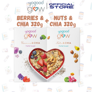 Yogood Glow Parfait Muesli Berries & Chia 320g + Nuts & Chia 320g