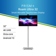 PRISM+ Roam Ultra 32 Lifestyle Smart Display| 32" Touchscreen 4K UHD | Ergonomic Movable Stand