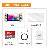 KINHANK K56 Handheld Game Console 5.5 Touch Screen 50 Emulators for PS1/PSP/DC/SS Android 14 5000mAh