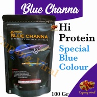PREMIUM 88 - Pelet Ikan Channa Premium Blue Booster 100 Gram