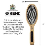 แปรงขนหมูป่า KENT รุ่น PF01 - PF02 PERFECT FOR SMOOTHING CUSHION BRISTLE NYLON MIX BRUSH