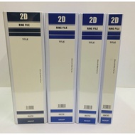 HATA PVC white ring file 2D ring file/Office documentary file