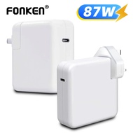 Fonken PD 87W USB C Power Adapter UK US Wall Charger Type C PD Charger For Laptop