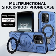 Shockproof Armor Case For Oneplus 1+ 13T/13 Magnetic Airbag Kickstand Cover for Oneplus13T Oneplus13