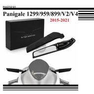 PSLER For Ducati Panigale 1299 959 899 V2 V4 Side Mirror Rear Rearview Mirror Wind Wing Winglet 2015 2016 2017 2018 2019 2020 2021