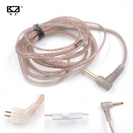 KZ High Purity Oxygen-free Copper Flat Upgrade Cable Headset Original Cable Wire For KZ EDX EDXPRO Z