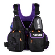 Shimano Outdoor Men's Multifunctional Detachable Fishing Life Jacket Waterproof Reflective Multi-Poc