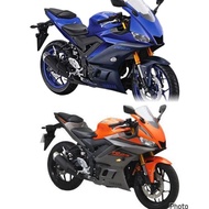 100% Original Yamaha R25 V2 R25V2 Cover Set Blue Orange CoverSet Full Set Plug And Play PNP Genuine 