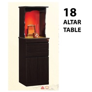 KABINET ALTAR SEMBAHYANG BUDDHA/PRAYER CABINET WITH TOP/ 神台/ BUDDHA TABLE/PRAYER TABLE/ALTAR CABINET