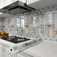 Wall Sticker KITCHEN WALLS Anti OIL / FIRE Wallpaper Sticker Alumunium Foil KITCHEN DECORATION