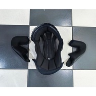 GRACSHAW G838 SINGLE VISOR GAIZER PADDING SET/SPONGE 3 PCS (INNER PADDING + CHEEK PADDING)