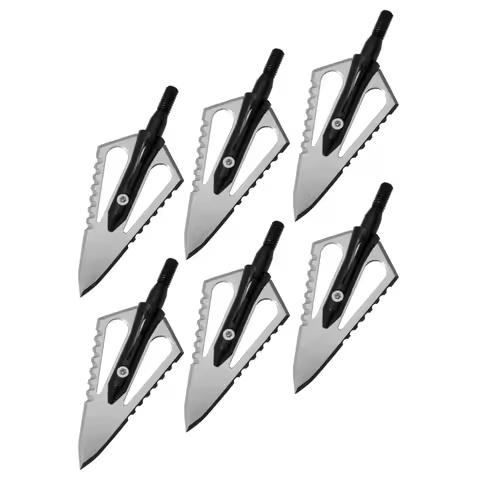 HW-100 Grain Archery Heads Broad Head Tips Arrows For Practicing Hunting Crossbow Recurve Bow Compou