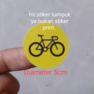 Logo Stiker Sepeda Fixie Cutting Sticker Sepeda Fixie