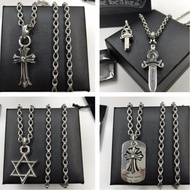 Cross Anchor Sword Pendant Necklace Retro punk Style Fashion Necklace