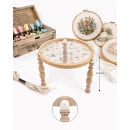 3pcs Embroidery Hoop Stand Sewing Embroidery Hoop Cross stitch Embroidery diy Wood Craft Hoop