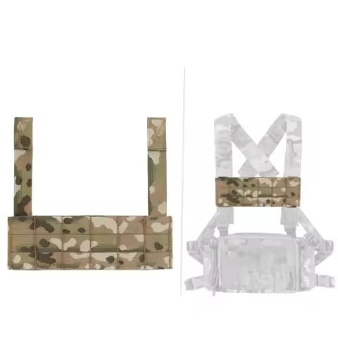 Tactical EUD Bridge Front Panel MOLLE Panel for D3CRM D3CRX Tactical Vest Chest Rig,Tactical Modular