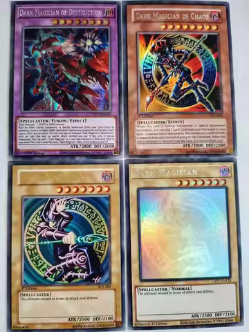 Yu-Gi-Oh Dark Magician TCG SER TTP1-EN001/UR IOC-065/UR SDY-006/HR GFTP-EN128 Hobby Collectible Card