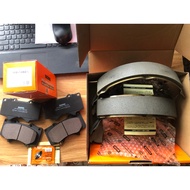 FRONT+REAR BRAKE PADS FOR FORTUNER 2.5, 3.0 SX 2005-2016. VERSION 2.7 SX 2005-2012. SX 2016-2020. HI