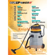 EUROX / EUROPOWER VAC5830A 90L Wet & Dry Vacuum Cleaner