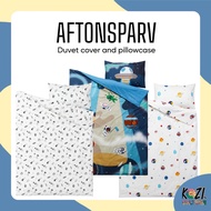 🇸🇪 IKEA AFTONSPARV Duvet cover and pillowcase, space/multicolour (SINGLE)