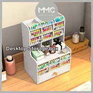 [MMC]Wooden Stationary Storage Rack Pen Holder Box Rak Alat Tulis Rak Pen Rak Office Rak Sekolah