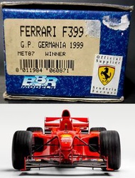 BBR 1/43 Ferrari F399 F1 1999 Schumacher 舒密加  一級方程式 模型 n tameo tamiya mfh