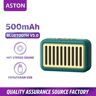 【ASTON】Speaker Bluetooth Mini Speaker Bluetooth 5.0 Speaker bluetooth bass Dukung ponsel tablet komp