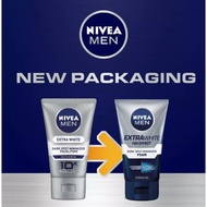 Nivea Men Extra White 10x Effect Dark Spot Minimizer Foam / NIVEA MEN ORIGINAL / NIVEA SABUN WAJAH P