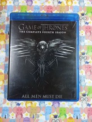 權力遊戲 第4季 Game of Thrones Fourth Season 香港版 二手 4碟裝 英語 中文字幕 藍光 blu-ray Thai-subtitle