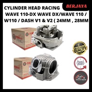 TOBAKI CYLINDER HEAD RACING WAVE 110-DX WAVE DX/wave 110 / W110 / DASH v1 & v2 ( 24MM , 28MM ) 12:59