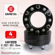 Toyota Hilux 2005 to 2025  Wheel Spacer with centric Hub 35mm Heavy Duty 1 set 4pcs (AWF020)