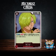 Sanji One Piece Card OP01 Rare [R] OP01-013