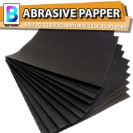 ABRASIVE SAND PAPER WATER PROOF (80 , 120 , 220 , 320 , 500 , 1000 , 1200 , 1500 , 2000 )